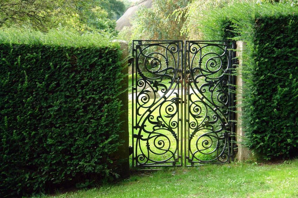 Traditional Wrought Iron Metal Gates — photo 1