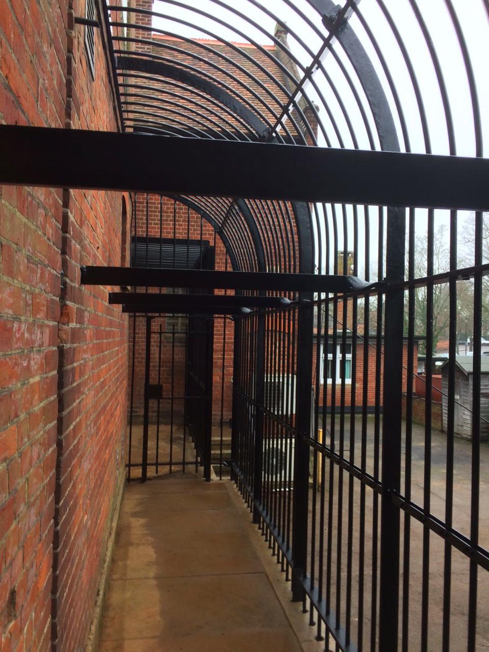 Restoration of Victorian Exercise Yard Iron Railings
