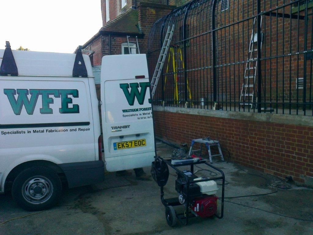 Restoration of Victorian Exercise Yard Iron Railings