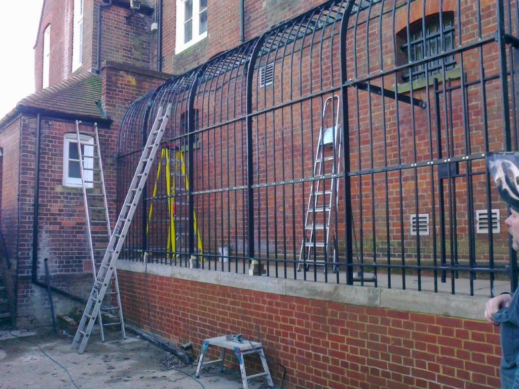Restoration of Victorian Exercise Yard Iron Railings