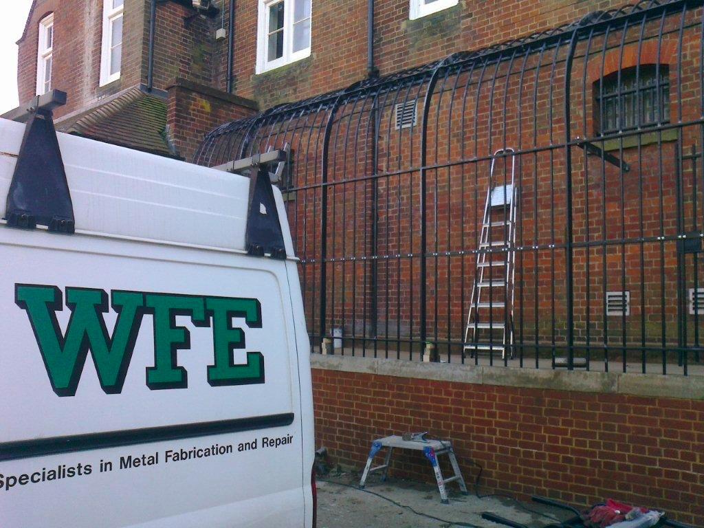 Restoration of Victorian Exercise Yard Iron Railings