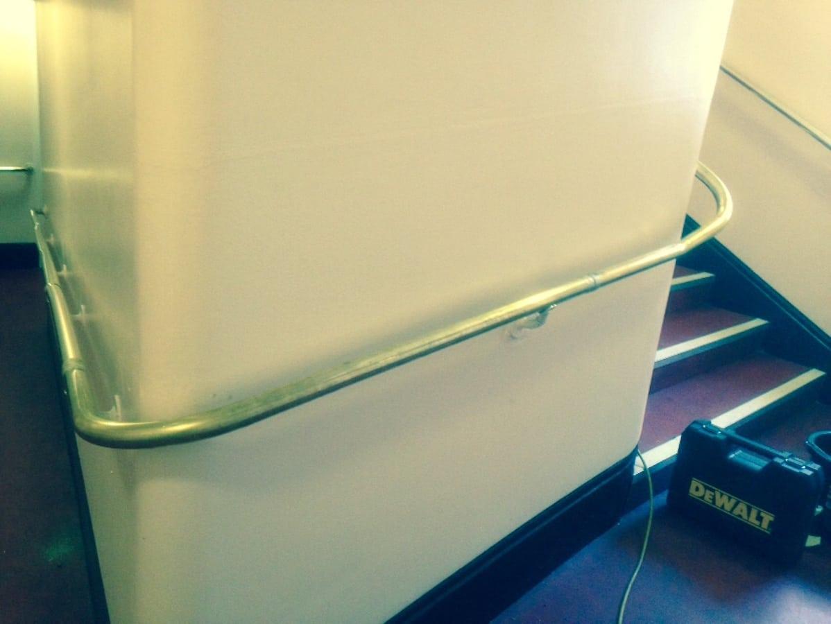 Brass Handrail Refurbishment