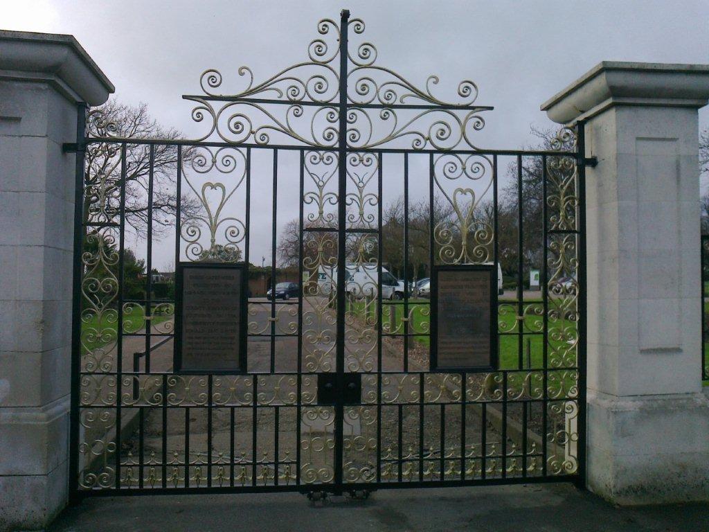 Restoration of Wrought Iron Gates & Railings, Chalkwell Park, Southend-on-Sea Essex
