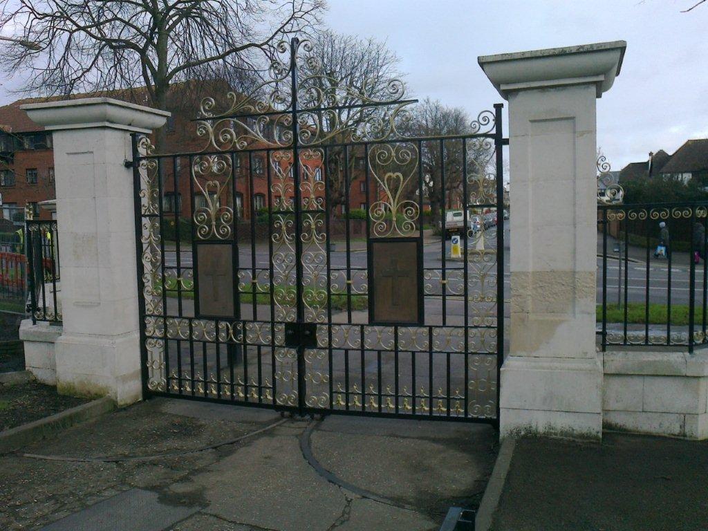 Restoration of Wrought Iron Gates & Railings, Chalkwell Park, Southend-on-Sea Essex