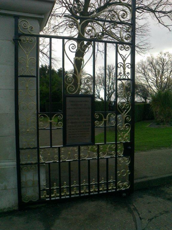 Restoration of Wrought Iron Gates & Railings, Chalkwell Park, Southend-on-Sea Essex