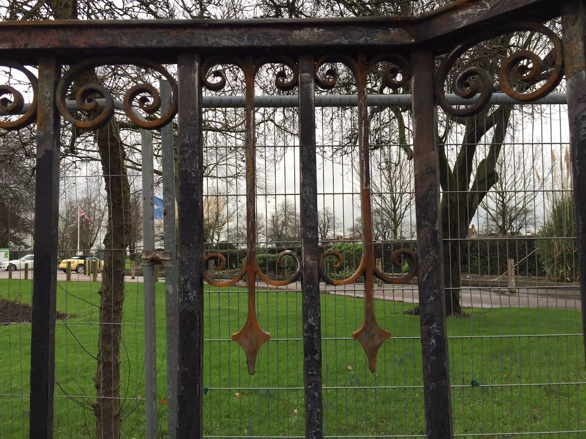Restoration of Wrought Iron Gates & Railings, Chalkwell Park, Southend-on-Sea Essex