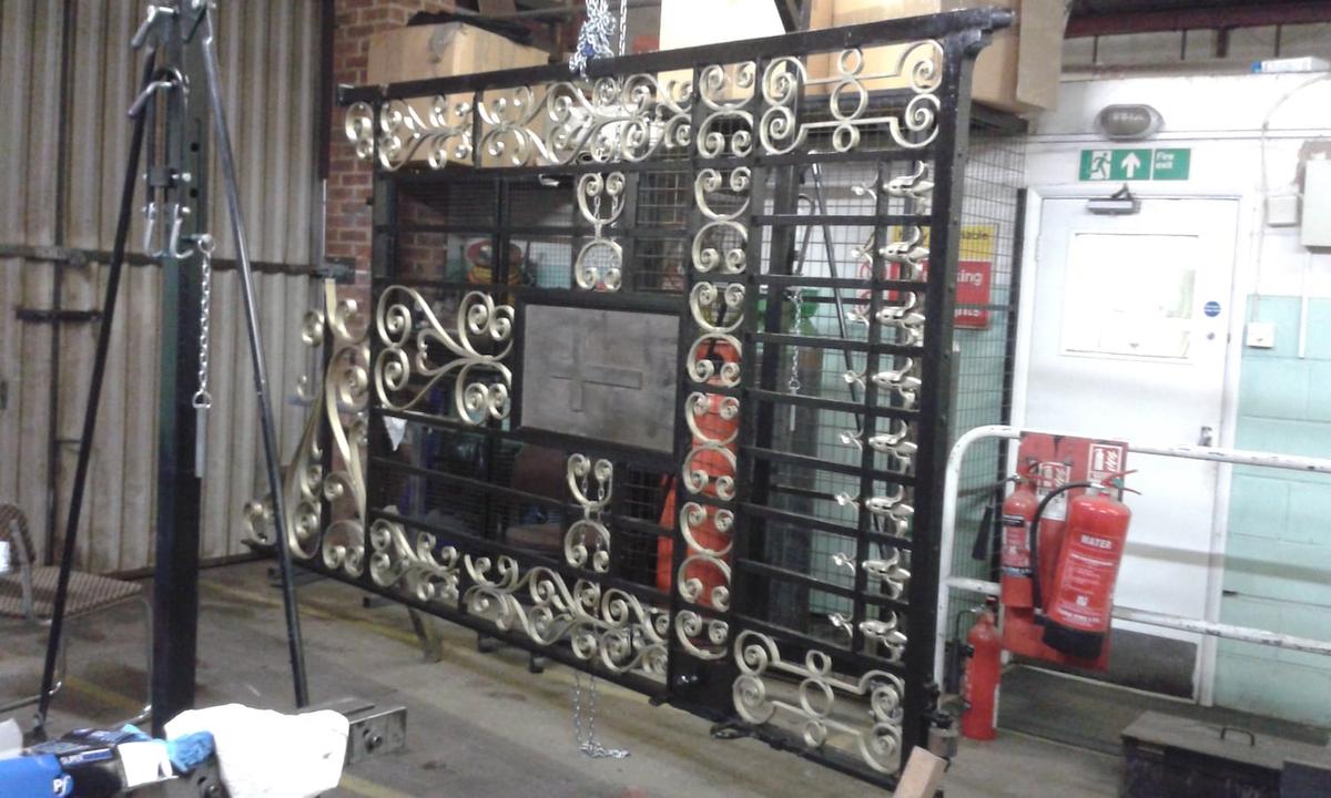 Restoration of Wrought Iron Gates & Railings, Chalkwell Park, Southend-on-Sea Essex
