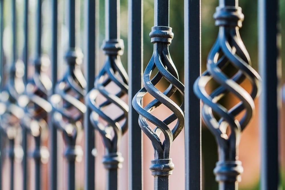 Decorative Wrought Iron Railing Bars — photo 1