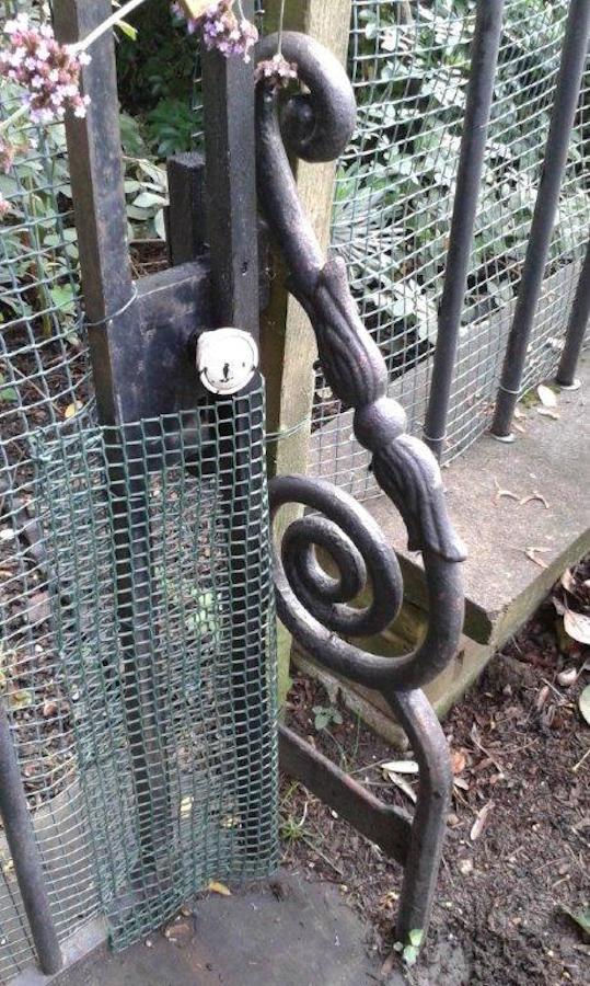 Wrought Iron Metal Victorian Gate Repair & With New Arch
