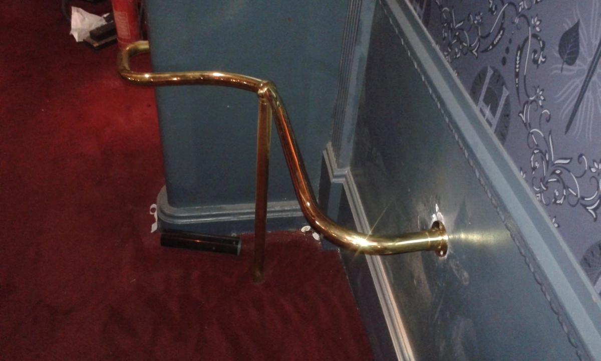 Brass Handrail Repairs, Westminster, London - Grade II Listed Building