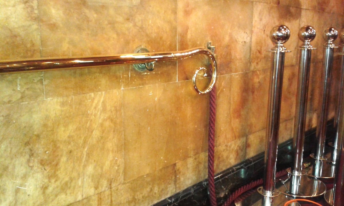 Harry Potter and the Refurbished Brass Handrails