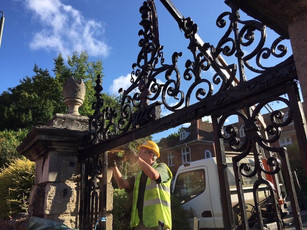 Grade I Listed Metal Gate Repairs, Bromley, Kent