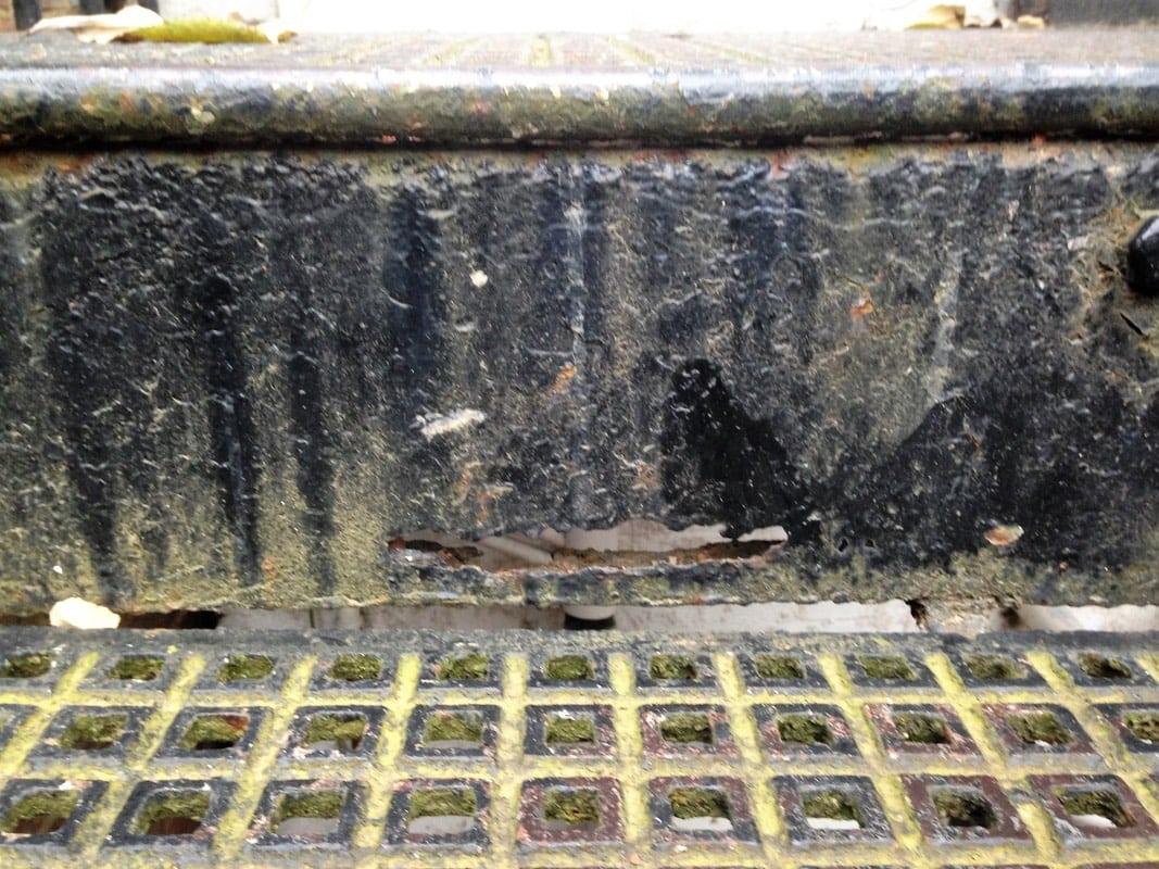 Repair of Underside of Metal Staircase