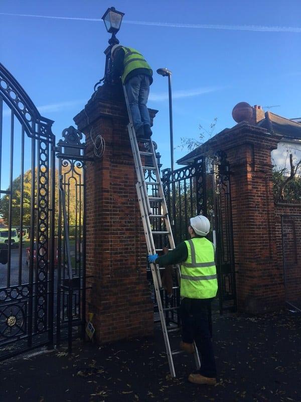 Refurbishment of Arnos Park Gates, Enfield, London N14