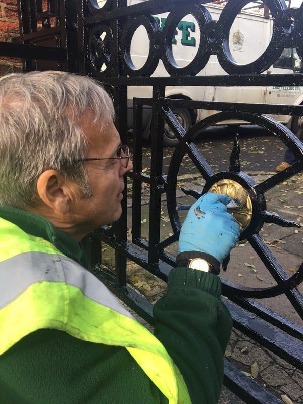 Refurbishment of Arnos Park Gates, Enfield, London N14