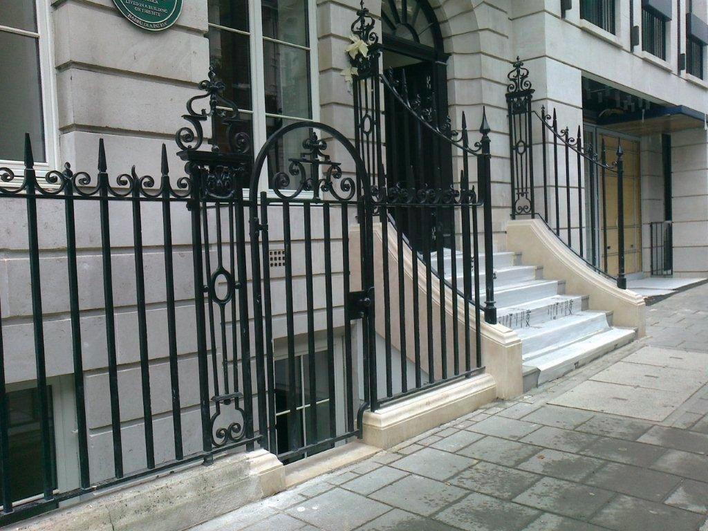 New Wrought Iron Railings Mayfair London W1