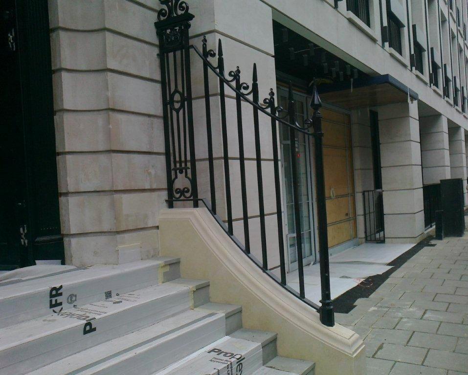 New Wrought Iron Railings Mayfair London W1