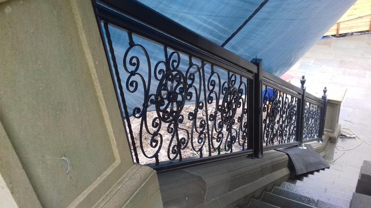 New Wrought Iron Railings for fabulous new mansion, Lancashire