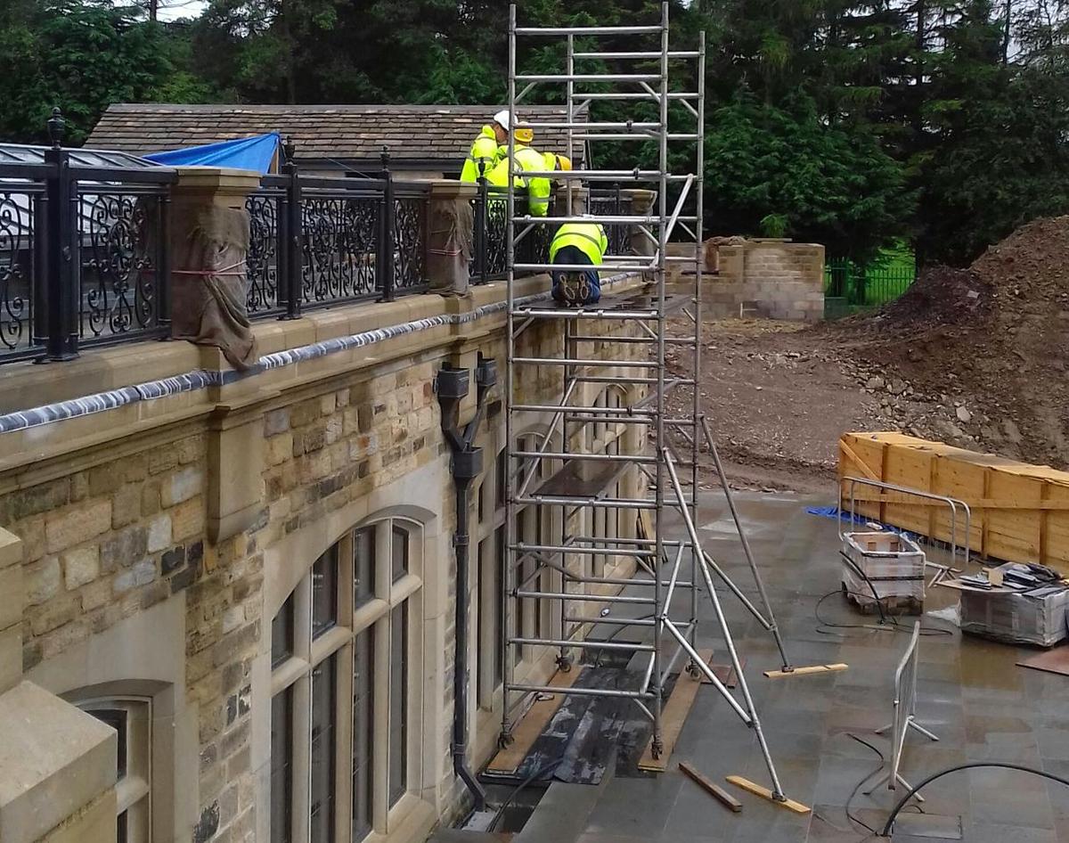 New Wrought Iron Railings for fabulous new mansion, Lancashire