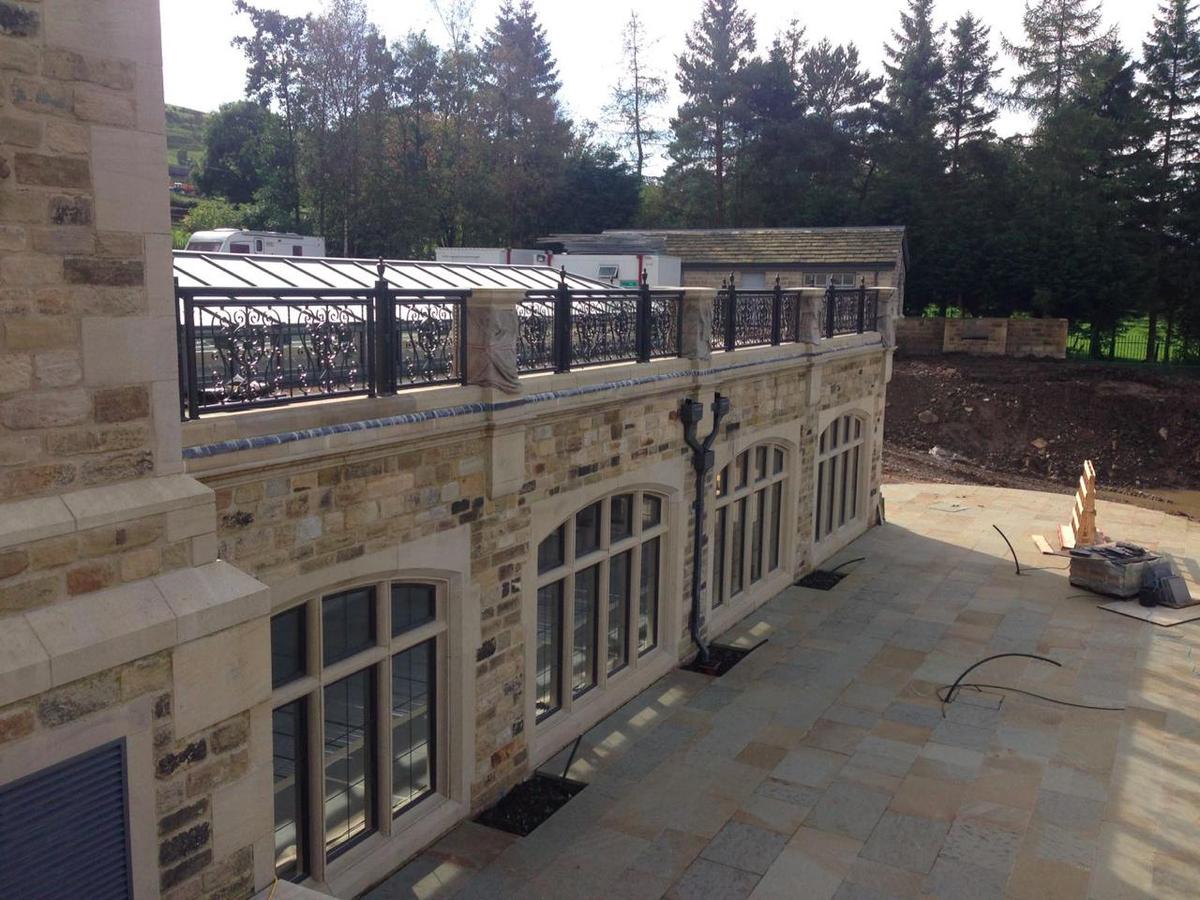 New Wrought Iron Railings for fabulous new mansion, Lancashire