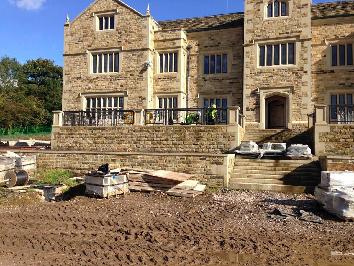 New Wrought Iron Railings for fabulous new mansion, Lancashire