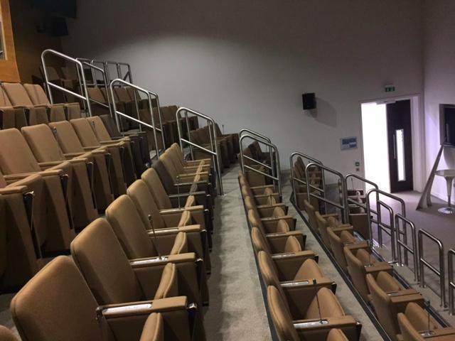 Stainless Steel Handrails, Grade II Listed Building, Unilever House, London EC1