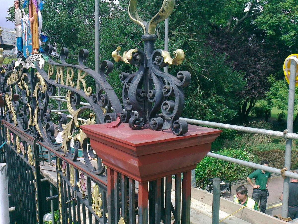Refurbishment of Priory Park Gates