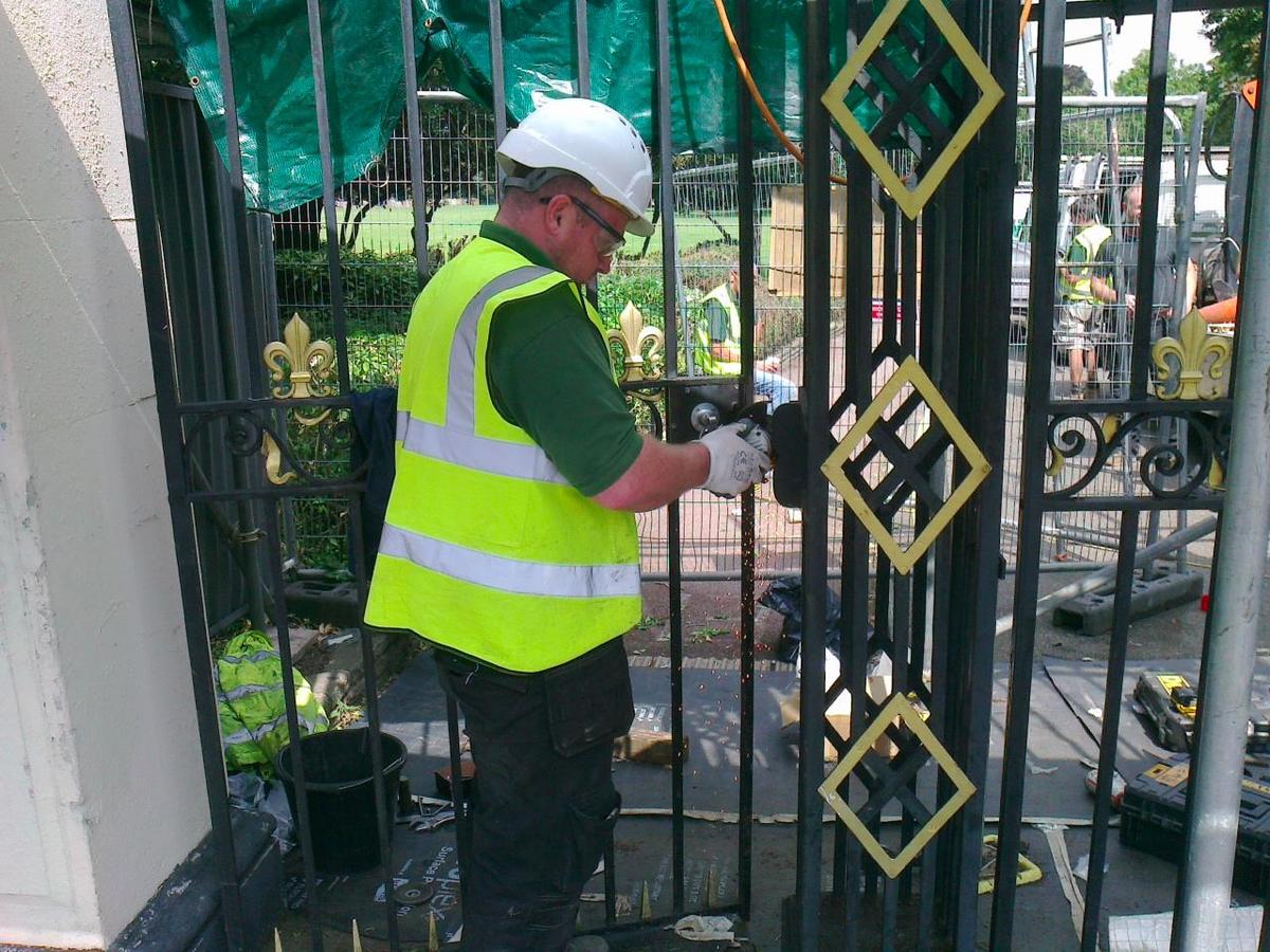 Refurbishment of Priory Park Gates