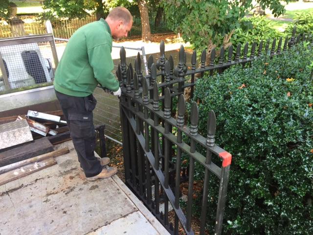 Detailed Inspection of Gates, National Maritime Museum, Greenwich