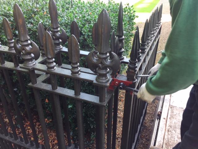Detailed Inspection of Gates, National Maritime Museum, Greenwich