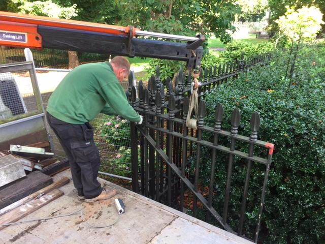 Detailed Inspection of Gates, National Maritime Museum, Greenwich