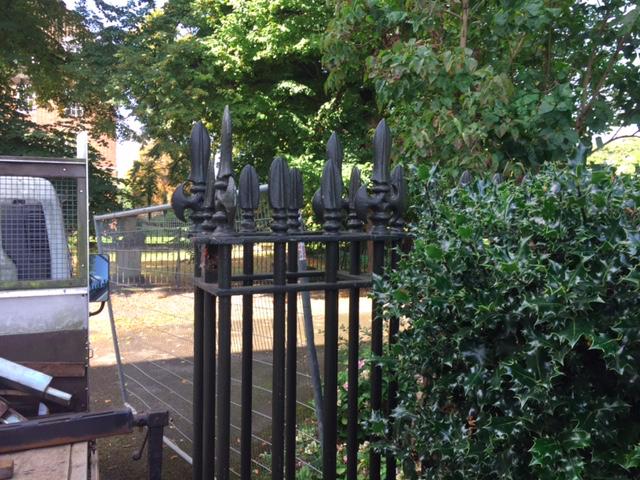 Detailed Inspection of Gates, National Maritime Museum, Greenwich