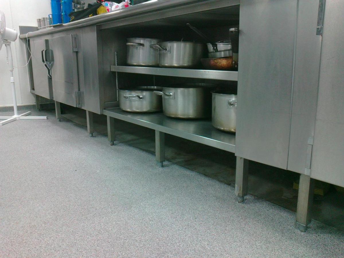 Stainless Steel Kitchen Plinths for Bancroft's School, Woodford Green, Essex