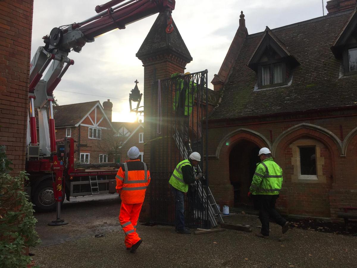 Refurbishment of Grade II Listed Gates
