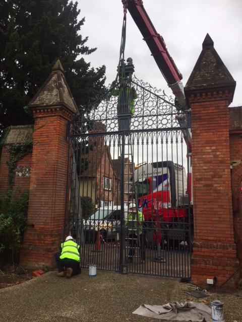 Refurbishment of Grade II Listed Gates