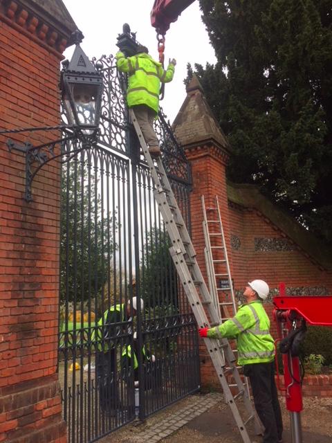 Refurbishment of Grade II Listed Gates