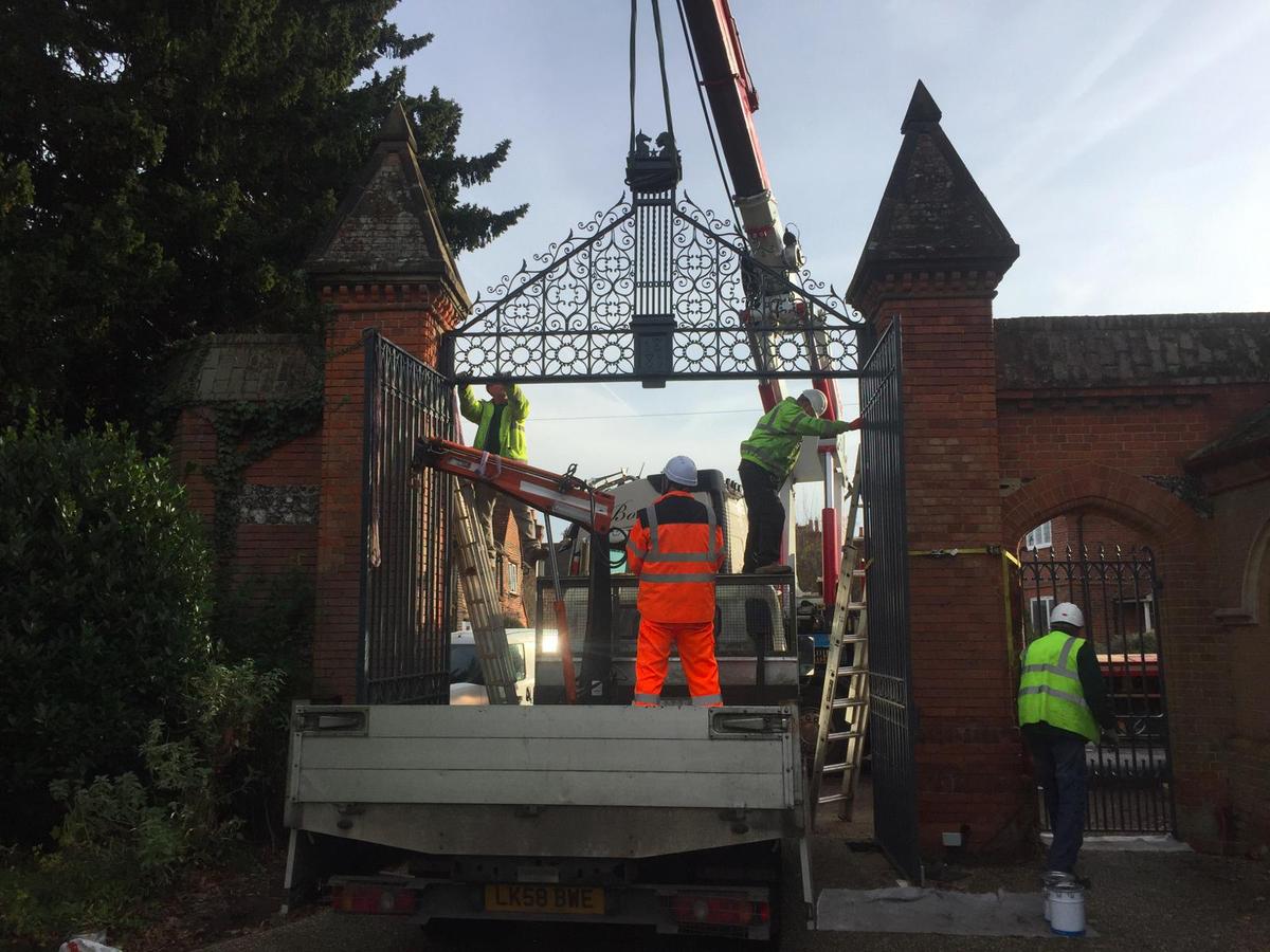 Refurbishment of Grade II Listed Gates
