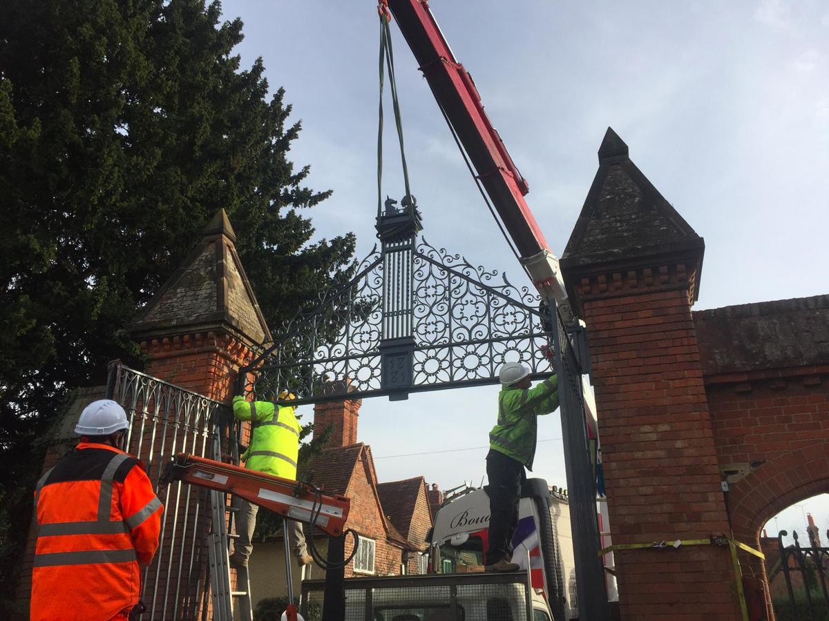 Refurbishment of Grade II Listed Gates