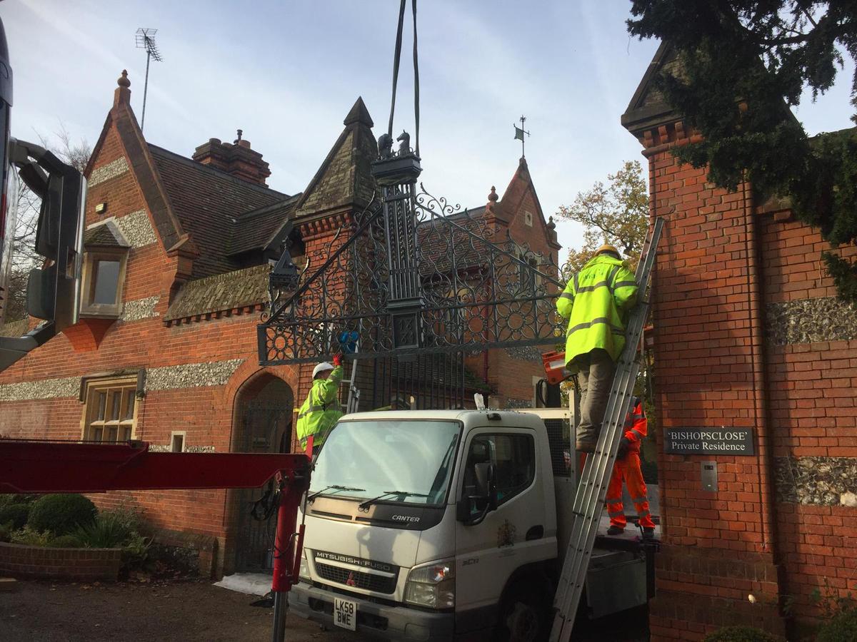 Refurbishment of Grade II Listed Gates
