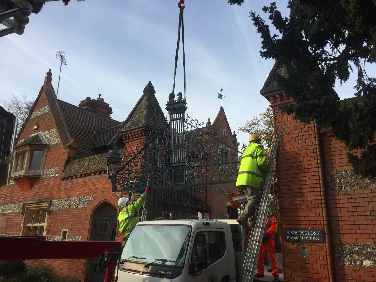 Refurbishment of Grade II Listed Gates