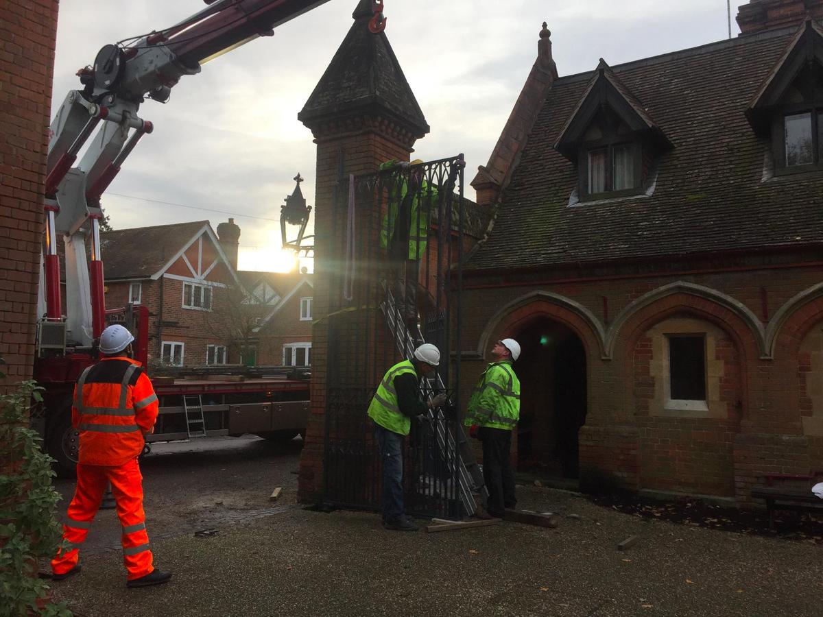 Refurbishment of Grade II Listed Gates