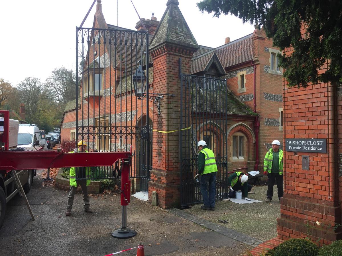 Refurbishment of Grade II Listed Gates