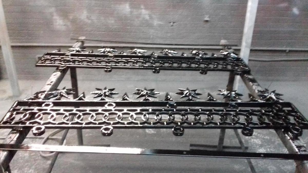 Railing Repairs, King's Cross, London N1