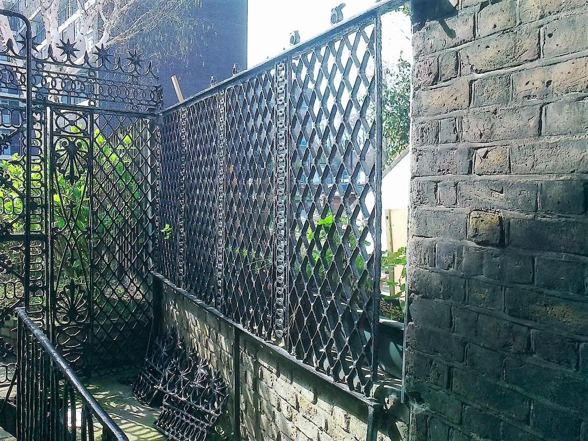 Railing Repairs, King's Cross, London N1