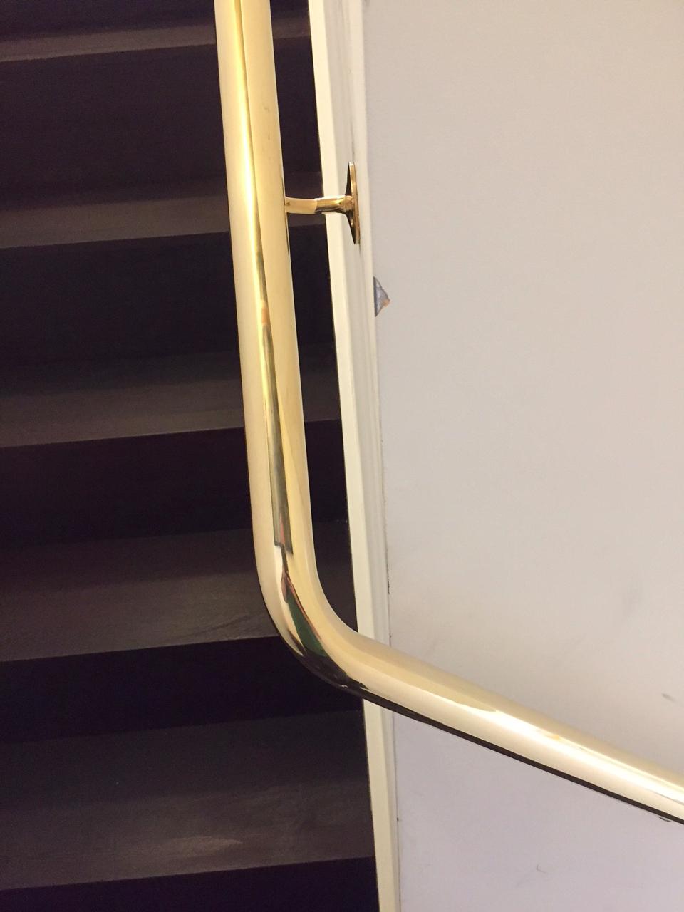 Brass Handrail Fabrication, Union Wharf, London N1