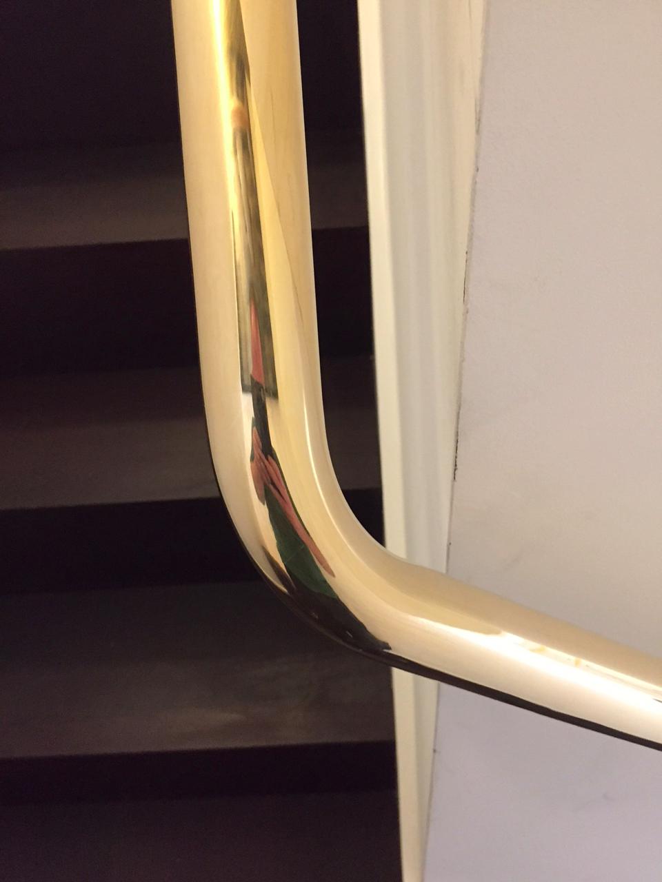 Brass Handrail Fabrication, Union Wharf, London N1