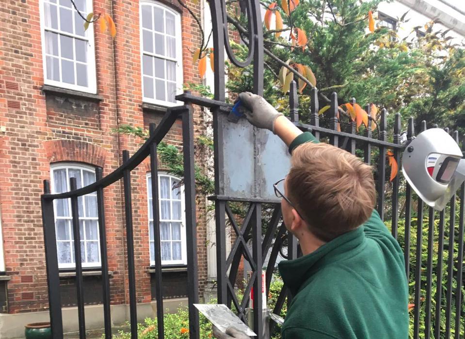 Metal Gate Repairs Grade II Listed 18th Century Property, Wanstead, London E11