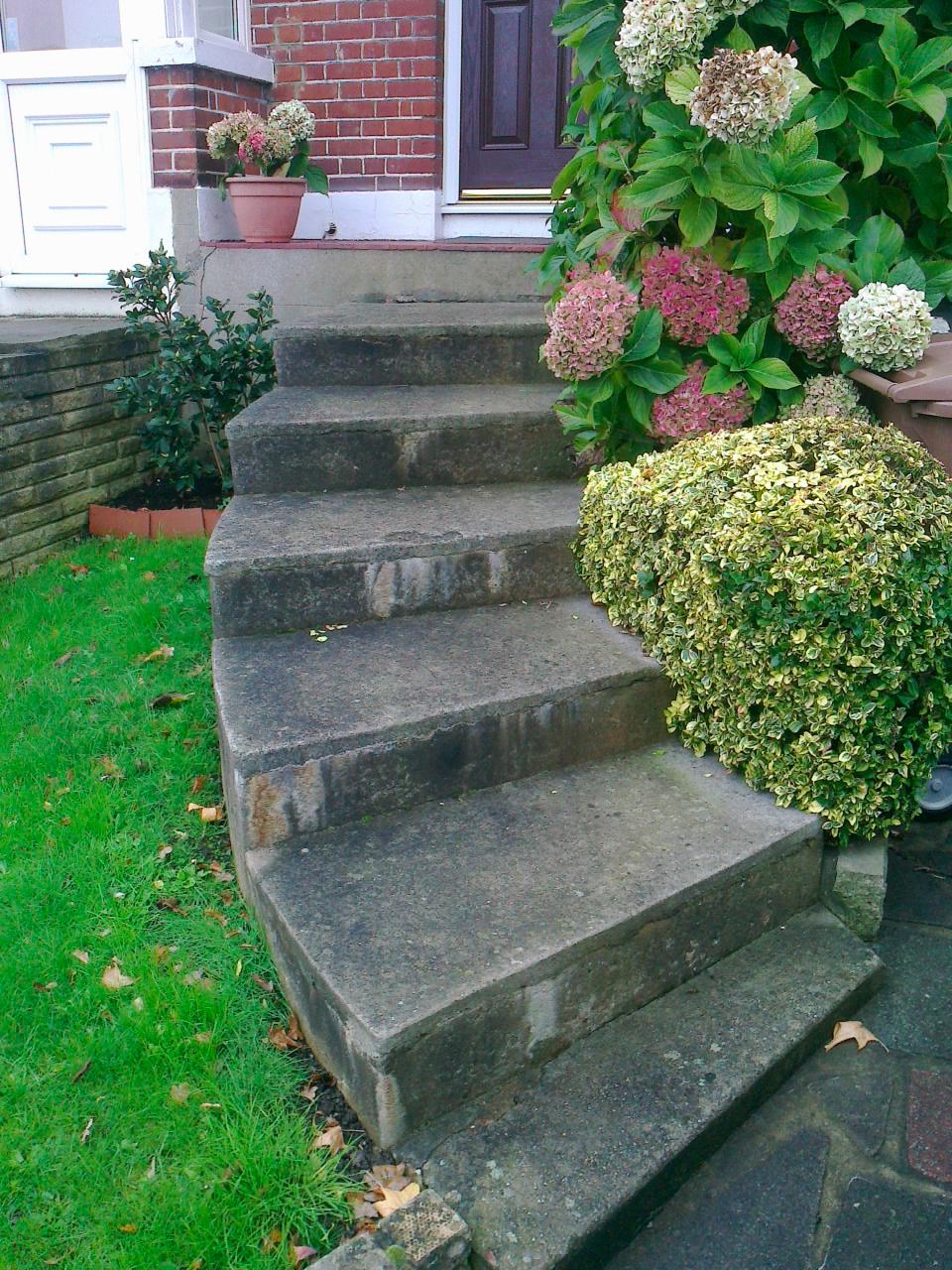 New handrail for front garden steps, Chingford, London E4