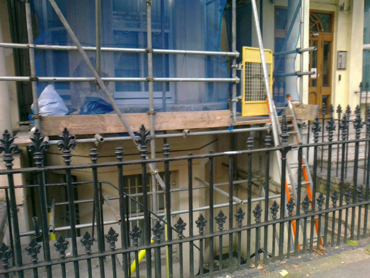 Railing Repair, Replacement of Missing Finials, Chelsea London SW5