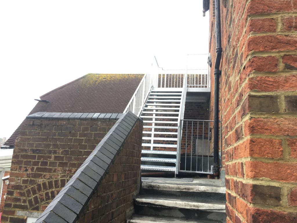 New Metal Staircase, Folkestone, Kent
